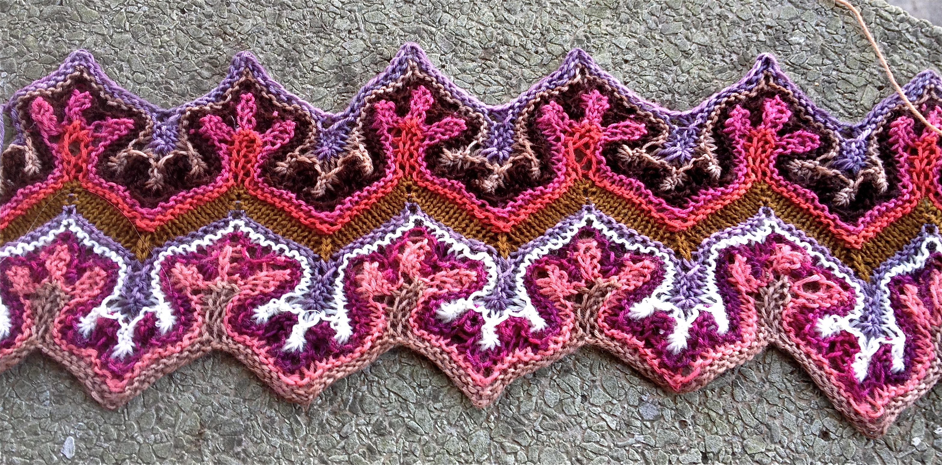 Modular Knitting Shell Shape Deconstructing the Shell Game – The Interior of My Brain: A Knitting ...