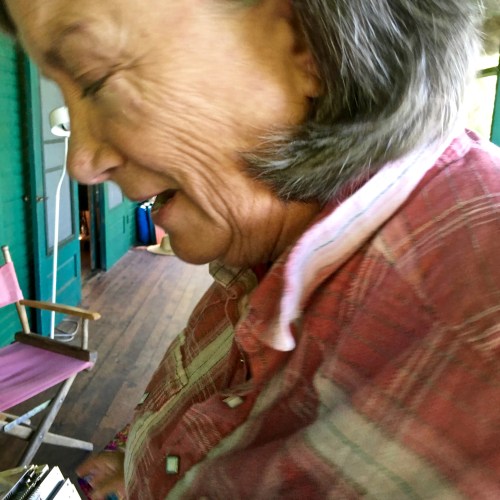 Marilyn, my hero, without whom my knitting machine would still be sitting in the trunk of my car