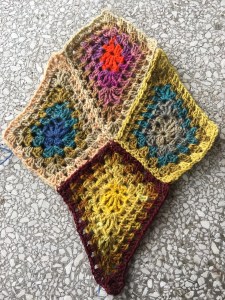 Granny Diamond pattern swatch