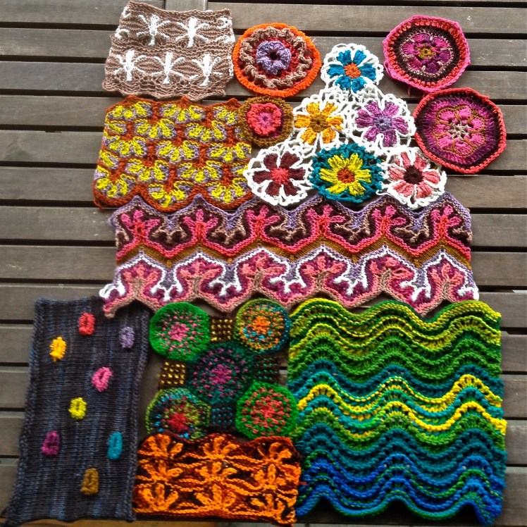 Swatches for learning unfamiliar techniques 