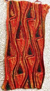 Snood Barcelona swatch oriented vertically