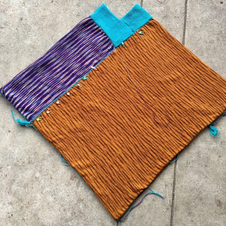 Second poncho assembled