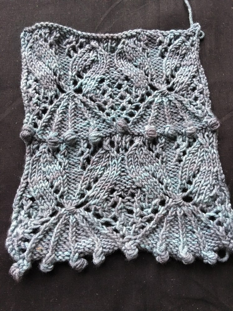 Swatch of Japanese stitch pattern