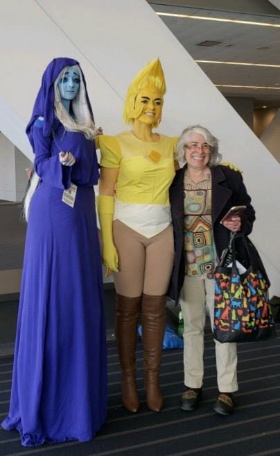 Anime costumed attendees at Tekko 2018 convention