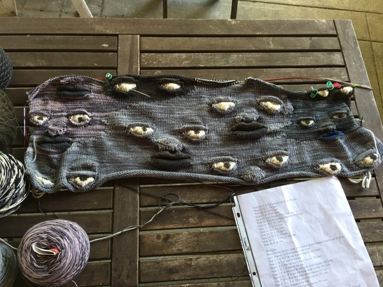 Faces Come Out of the Rain progress photo