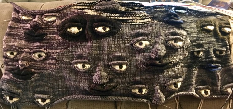 Faces Come Out of the Rain progress photo