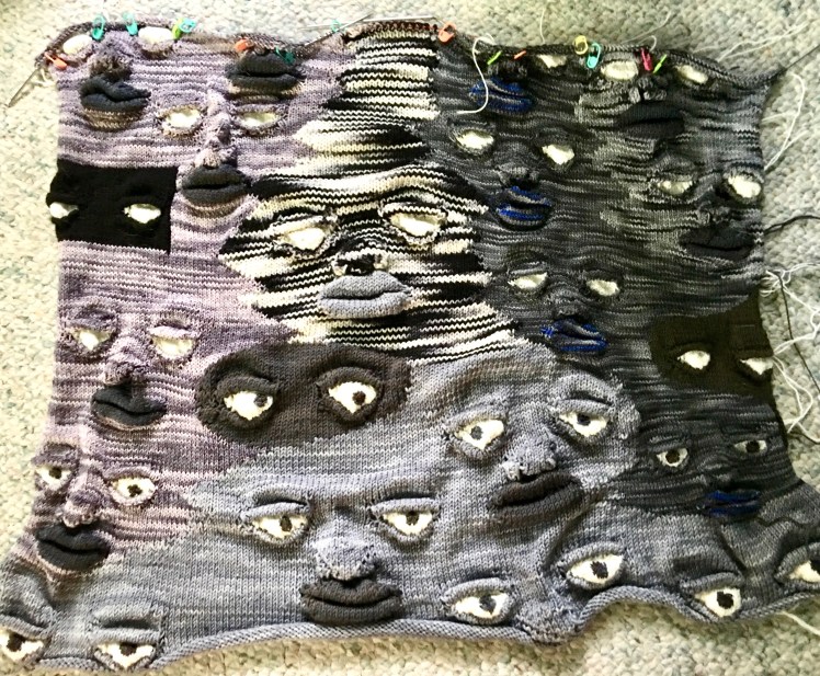 Faces Come Out of the Rain progress photo