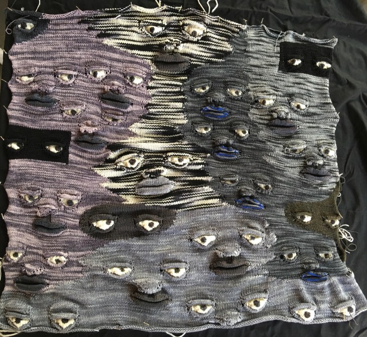 Faces Come Out of the Rain progress photo