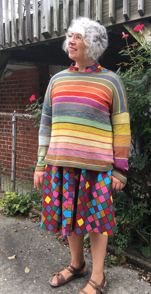 Modeling Milano-inspired pullover