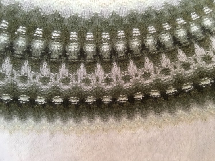 Knit-purl texture is an essential design element in Bohus knitting