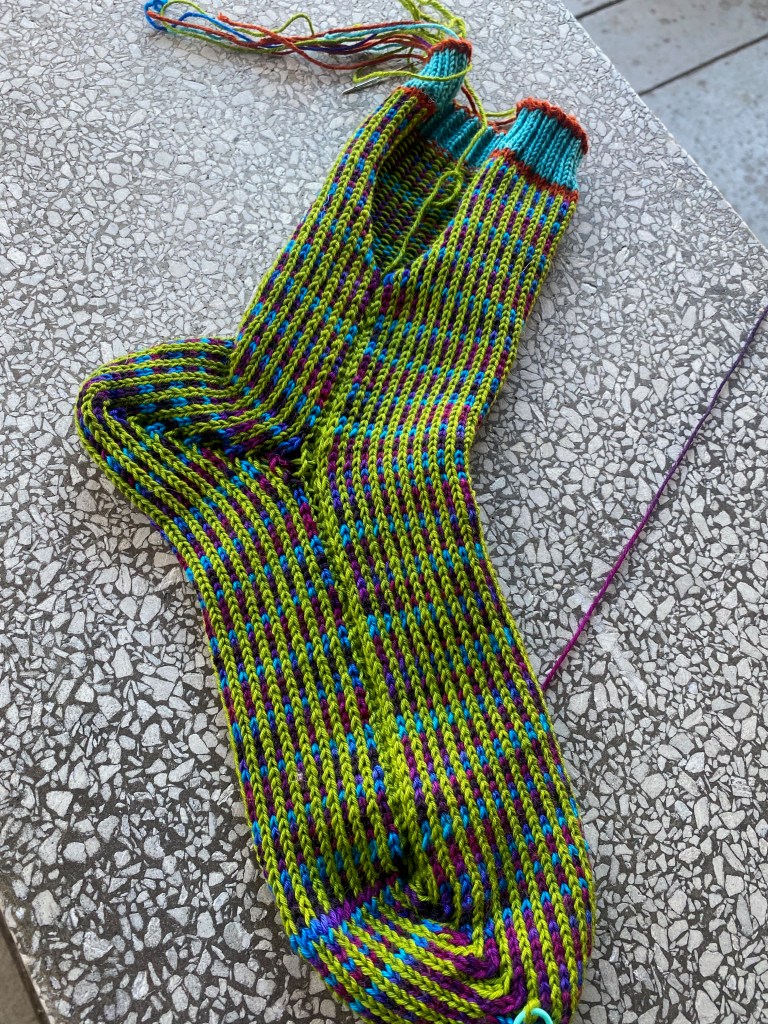 Bickford seam in progress